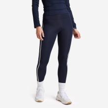 Leggings Damen Streifen hoher Bund - dunkelblau