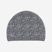 Badekappe Stoff Aufdruck Grösse M - Zebra schwarz/weiss