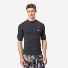 Surf-Shirt Herren kurzarm Fleece 900 schwarz