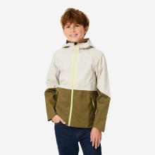 Wanderjacke Kinder Gr.122–170 wasserdicht Wandern - MH500 Tween beige