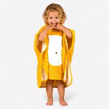 Bade-Poncho Baby Baumwolle - Löwe gelb