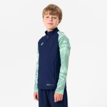 Kinder Fußball Sweatshirt 1/2 Zip - Wavy Club marineblau/grün
