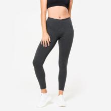 Leggings Damen Baumwolle - grau meliert