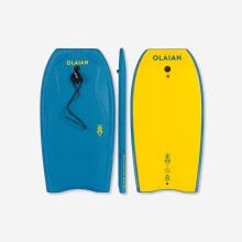 Bodyboard mit Handgelenk-Leash 100 42'' blau/gelb