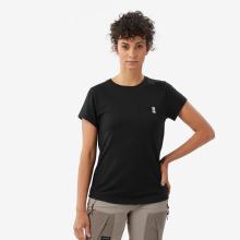 Merino T-Shirt Damen 100 % Merinowolle schwarz
