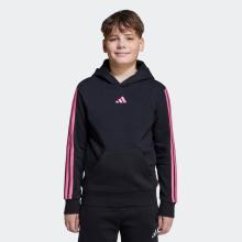 ADIDAS Sweatshirt Kinder halber Zipp - schwarz/rosa