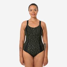 Badeanzug Aquagym Aqua-Cycling Damen - Elea Aitnis khaki