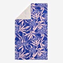 Handtuch Strand L 145 × 85 cm - bedruckt Dori rosa