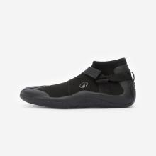 Surfschuhe niedrig Windsurfen Naturgummi 3 mm - 100 schwarz