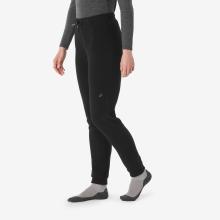 Leggings Damen Fleece Wandern - MH100 schwarz