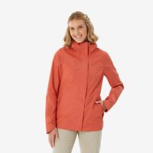 Wanderjacke Damen wasserdicht Wandern - NH500 orange