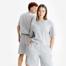 T-Shirt Damen/Herren Grafik - grau meliert