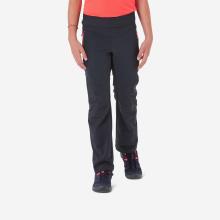 Softshellhose Kinder Gr. 122–170 Wandern - MH500 grau/schwarz