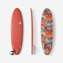 Surfboard Erwachsene/Kinder Schaumstoff 500 Soft 7´ orange