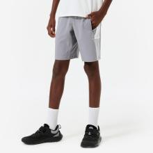 Shorts Kinder atmungsaktiv - grau/weiß