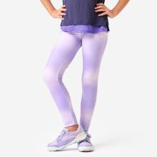 Leggings Kinder atmungsaktiv - dunkelrosa Print