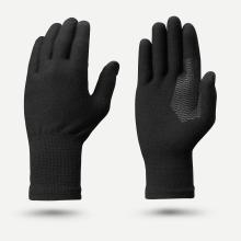 Unterziehhandschuhe Damen/Herren nahtlos Trekking - MT500 schwarz