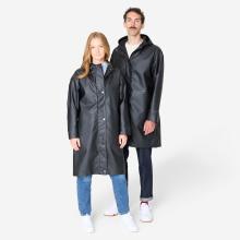Fahrrad Parka City 540 Unisex wasserdicht schwarz