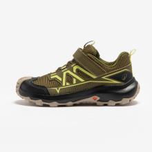 Wanderschuhe Kinder Gr. 24–34 Schnellschnürung Wandern - Crossrock khaki