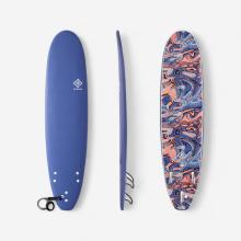 Surfboard Schaumstoff 500 7'8" blau