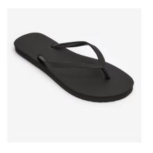 Zehensandalen Damen 100 schwarz