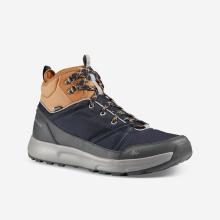 Wanderschuhe Herren halbhoch wasserdicht - NH100 WP blau