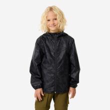 Wanderjacke Kinder wasserdicht Größe 122–170 - MH100 Zip grau