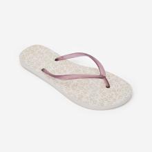 Zehensandalen Damen 500 Animal weiß