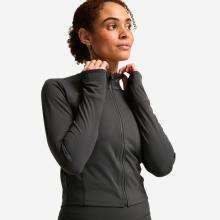 Trainingsjacke Damen tailliert - dunkelgrau