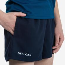 Kinder Rugbyshorts mit Taschen - R100 blau