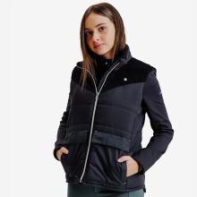 Reitweste warm Kinder schwarz