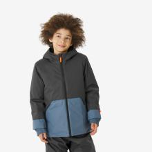 Skijacke Kinder warm - 100 blau/grau