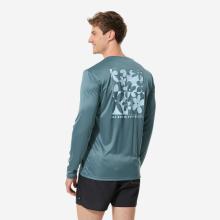 UV-Shirt Surfen Herren langarm weite Form Cutyflow grau