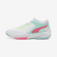 Kinder Basketballschuhe - PUMA Court Pro weiß/grün