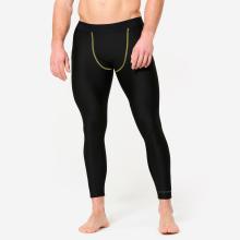 MMA-Leggings Herren - schwarz/gelb