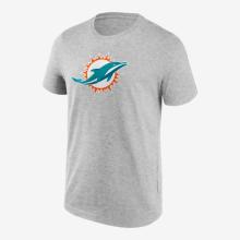 Damen/Herren T-Shirt American Football - Fanatics NFL Miami Dolphins grau