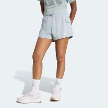 Cargo-Shorts Damen Sweatstoff - grün