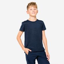 T-Shirt Kinder Synthetik atmungsaktiv - 500 marineblau