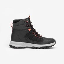 Wanderschuhe Damen halbhoch warm wasserdicht - MH500 schwarz