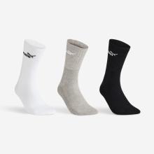 Kinder Sportsocken High 3er Pack - weiß/grau