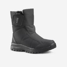 Winterstiefel Damen warm wasserdicht Klett Winterwandern - NH100 schwarz