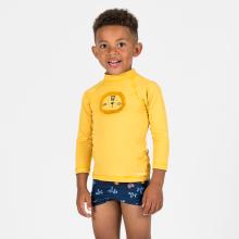 Badehose Boxer Baby/Kinder - Titou Palm dunkelblau