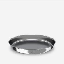 Teller Edelstahl Camping - Größe L Ø 19 cm