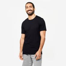 T-Shirt Herren Slim ‒ 500 schwarz