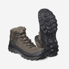 Jagdstiefel Crosshunt 100 Damen halbhoch atmungsaktiv Leder braun