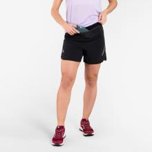 Laufshorts Trailrunning Damen Baggy schwarz