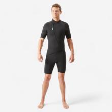 Neopren Shorty Schnorcheln Herren mit schrägem Frontzip 2 mm Easy
