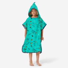 Surf-Poncho Kinder 110–135 cm 500 Allov grün