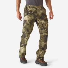 Jagdhose 100 atmungsaktiv geräuscharm Baumwolle Camouflage Treemetic