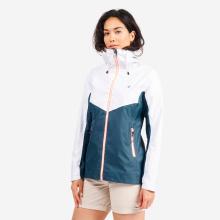Segeljacke Regenjacke Damen wasserdicht Sailing 100 grau/weiß